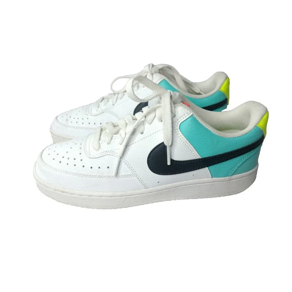 Nike Court Vision Tennis Shoes Women's Size 8~White Multicolor